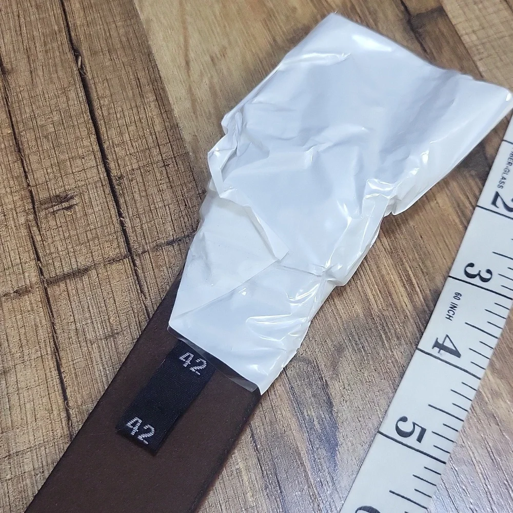COCHOA Brown Full Grain Harness Cow Leather Belt - 42